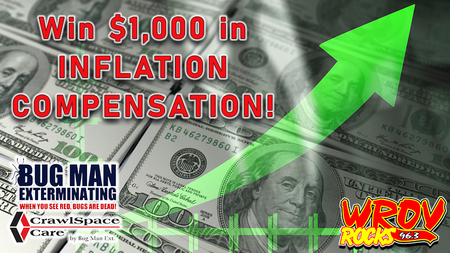 Listen To Win $1,000 In Inflation Compensation! | 96.3 ROV - Vimarsana News