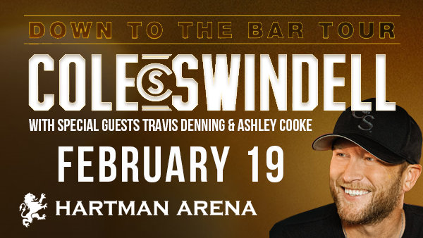 Win Tickets To Cole Swindell at Hartman Arena! | 102.1 The Bull - Vimarsana News