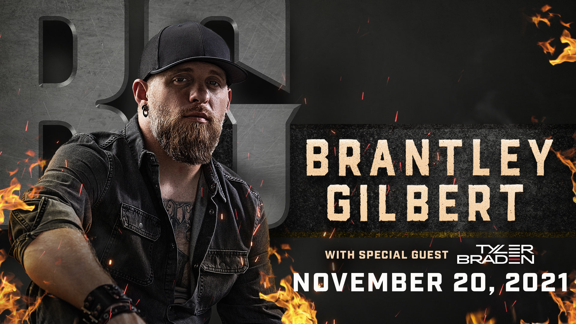 Cheerwine Ticket Window: Brantley Gilbert 'Gone But Not Forgotten' Veterans Day Giveaway! | Whistle 100.5 - Vimarsana News