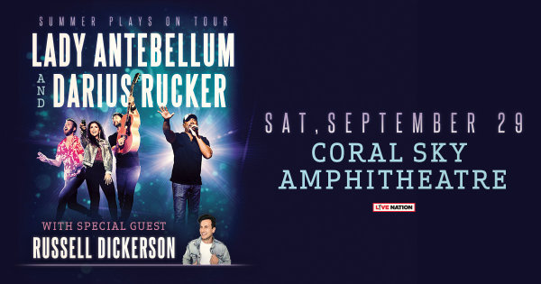 Enter to win a pair of tickets to see Lady Antebellum & Darius Rucker!