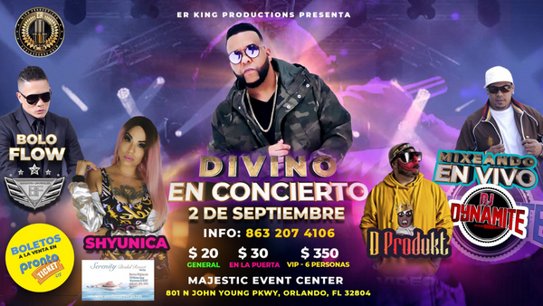 Participa Para Ganar dos boletos para a Divino! | Rumba 100.3 - Vimarsana News