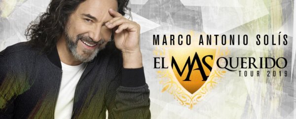 Gana entradas para el concierto de Marco Antonio Solis el 1ero. de Septiembre en el Amway Center!