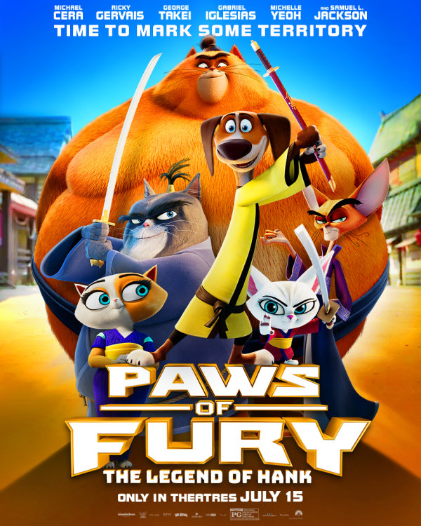 Work Perk: PAWS OF FURY: THE LEGEND OF HANK! | Q101.9 - Vimarsana News