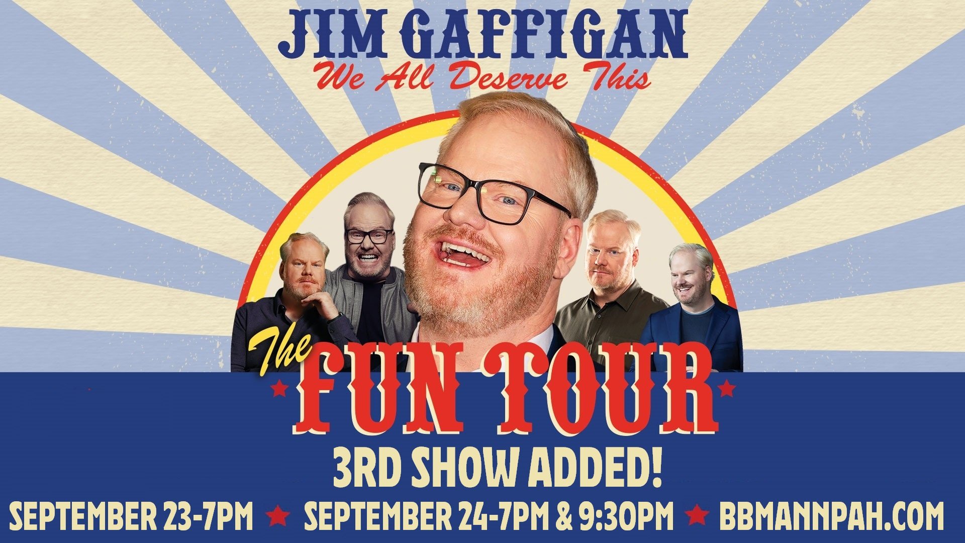 Jim Gaffigan Concert Tix Sept 2022 | Cat Country 107.1 - Vimarsana News
