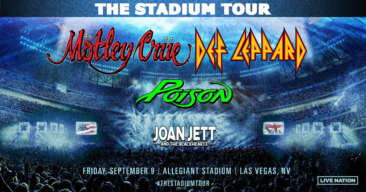 Win Tickets to See Mötley Crüe, Def Leppard, Poison and Joan Jett and The Blackhearts! | Radio 94.5 - Vimarsana News