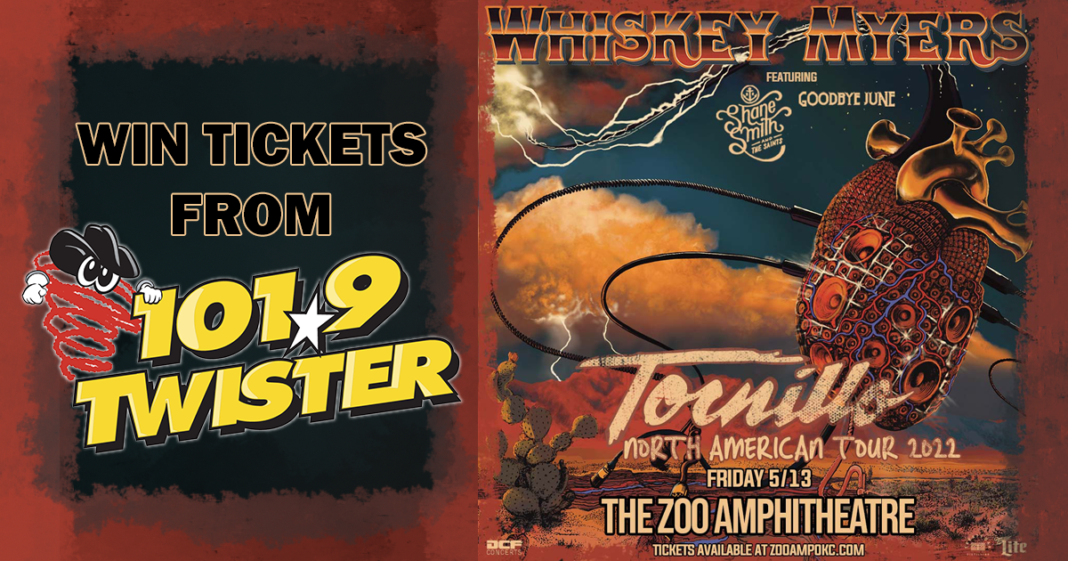 Win Whiskey Myers Tickets | 101.9 The Twister - Vimarsana News