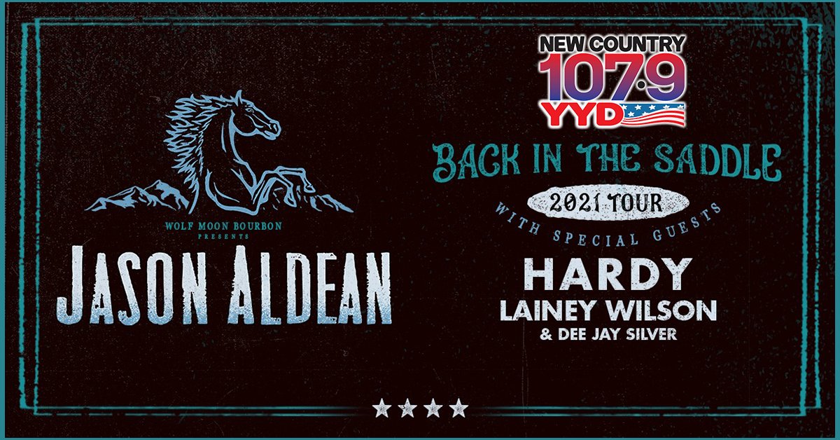 It's Your Last Chance to Win Tickets to Jason Aldean at the JPJ! | 107.9 YYD - Vimarsana News