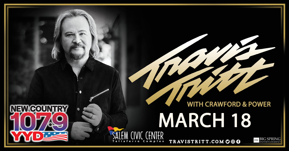 Win Tickets to Travis Tritt at Salem Civic Center! | 107.9 YYD - Vimarsana News