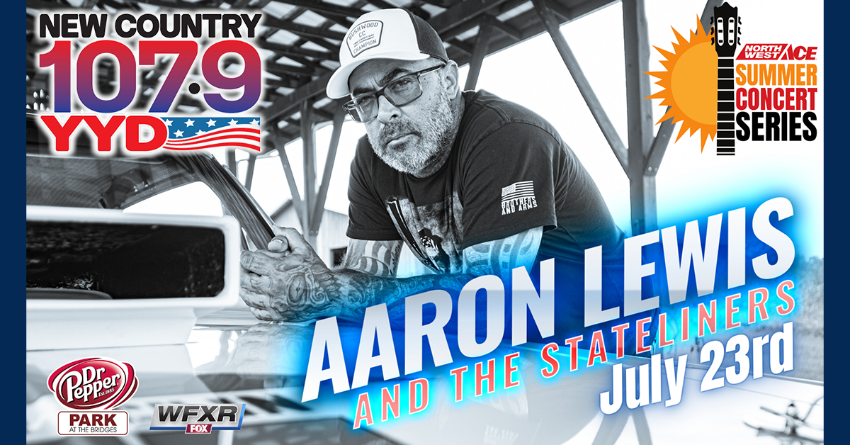Win Tickets to Aaron Lewis & The Stateliners at Dr Pepper Park! | 107.9 YYD - Vimarsana News