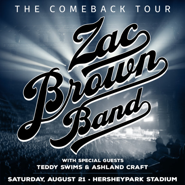 Zac Brown Band at Hersheypark Stadium | Froggy 99.9 - Vimarsana News