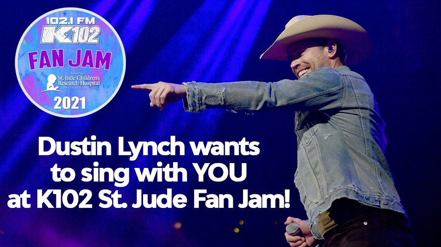 Sing with Dustin Lynch at K102 St. Jude Fan Jam | K102 - Vimarsana News