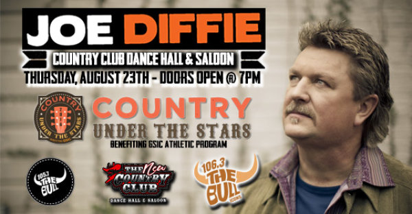 Joe Diffie at the Country Club on 8/23!