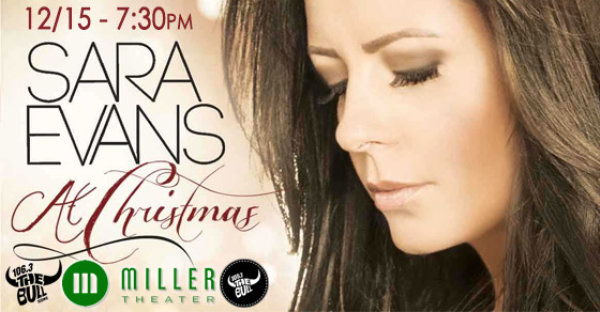 See Sara Evans at the Miller on 12/15!