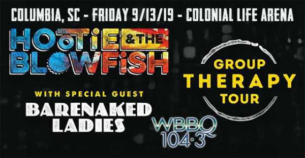 See Hootie & The Blowfish in Columbia on 9/13!