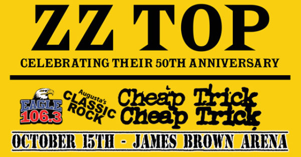 See ZZ Top + Cheap Trick at the JBA on 10/15!