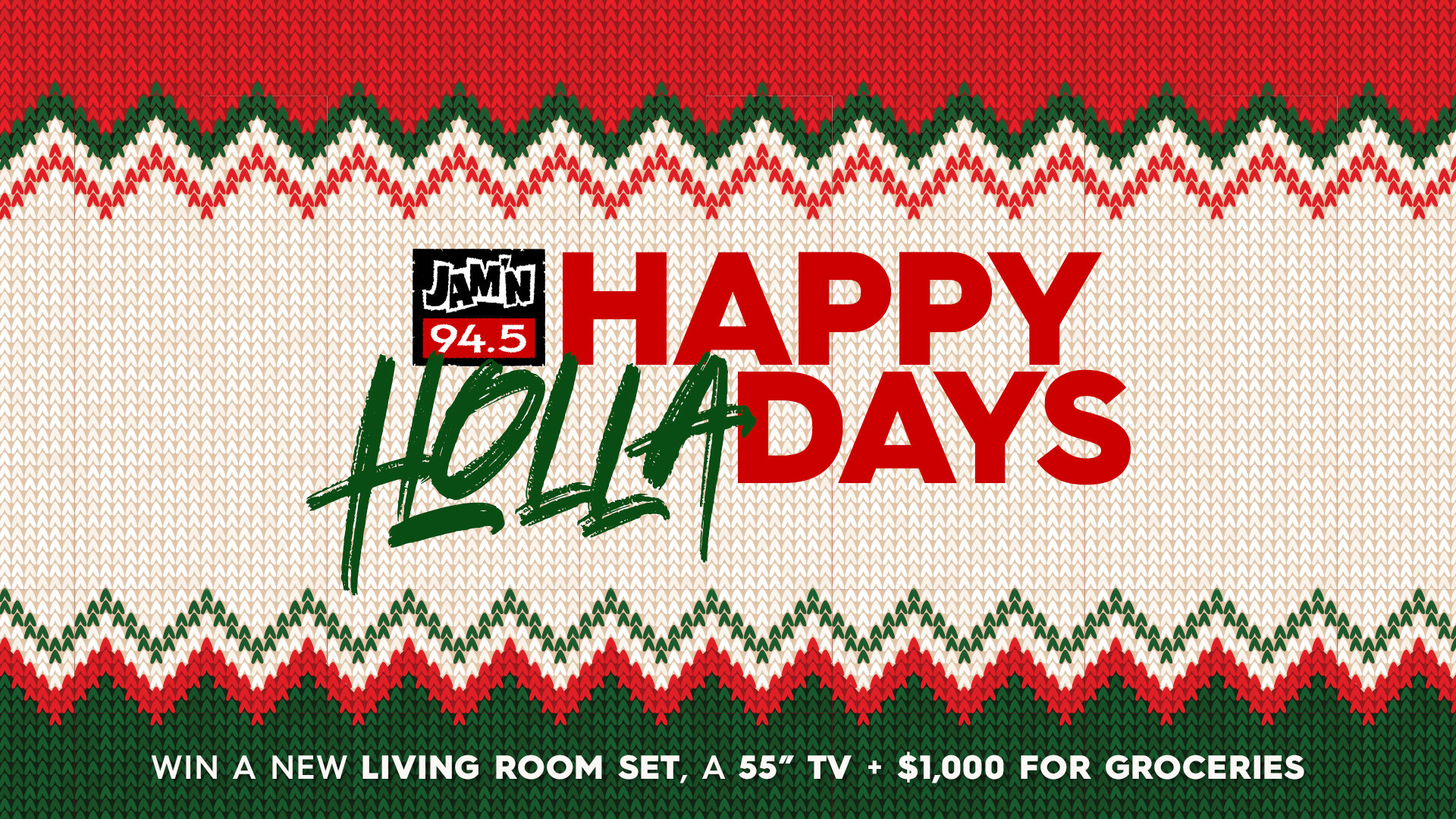 HAPPY HOLLA-DAYS | JAM'N 94.5 - Vimarsana News