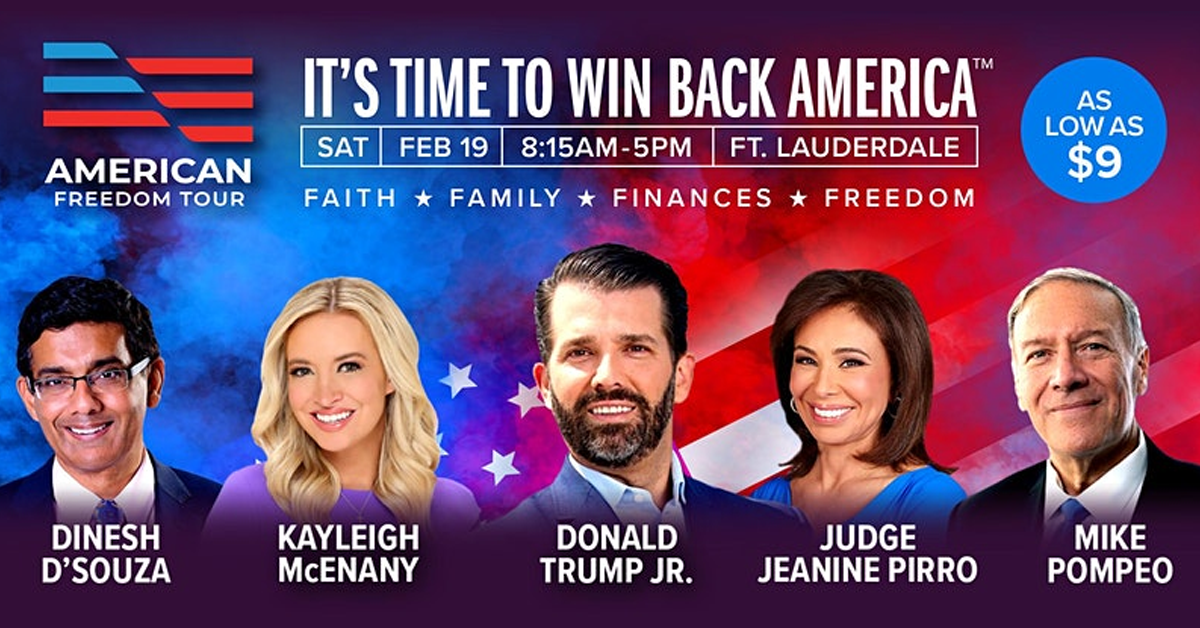 American Freedom Tour | Sat, Feb 19th | NewsRadio WIOD - Vimarsana News
